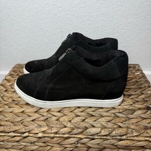 Blondo Black Suede-Like Women's Wedges Waterproof